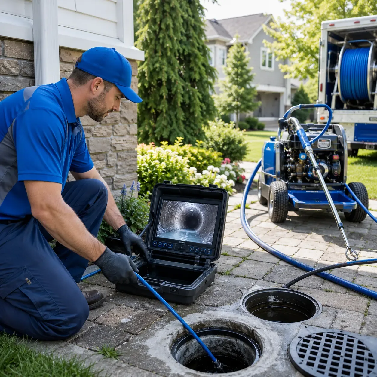 Outdoor drain cleaning professionals serving Burden, KS