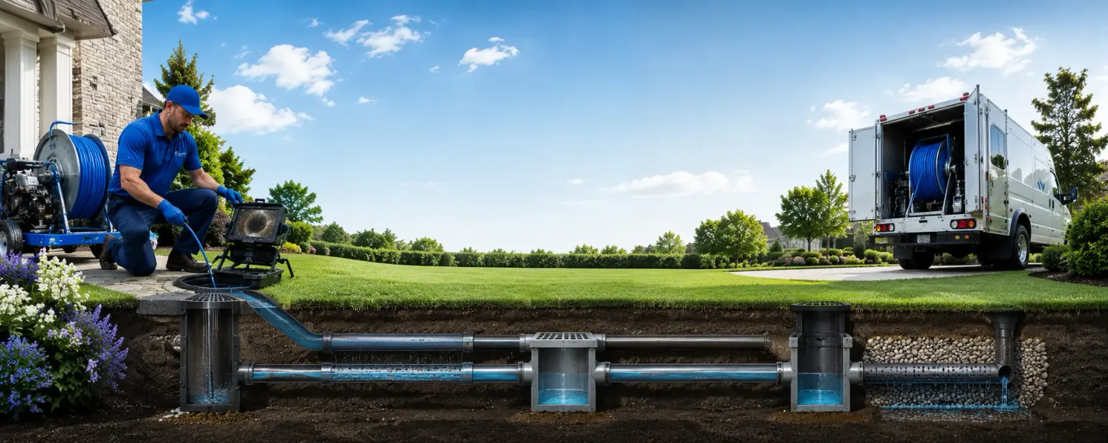 Outdoor drain cleaning information for Burden, KS